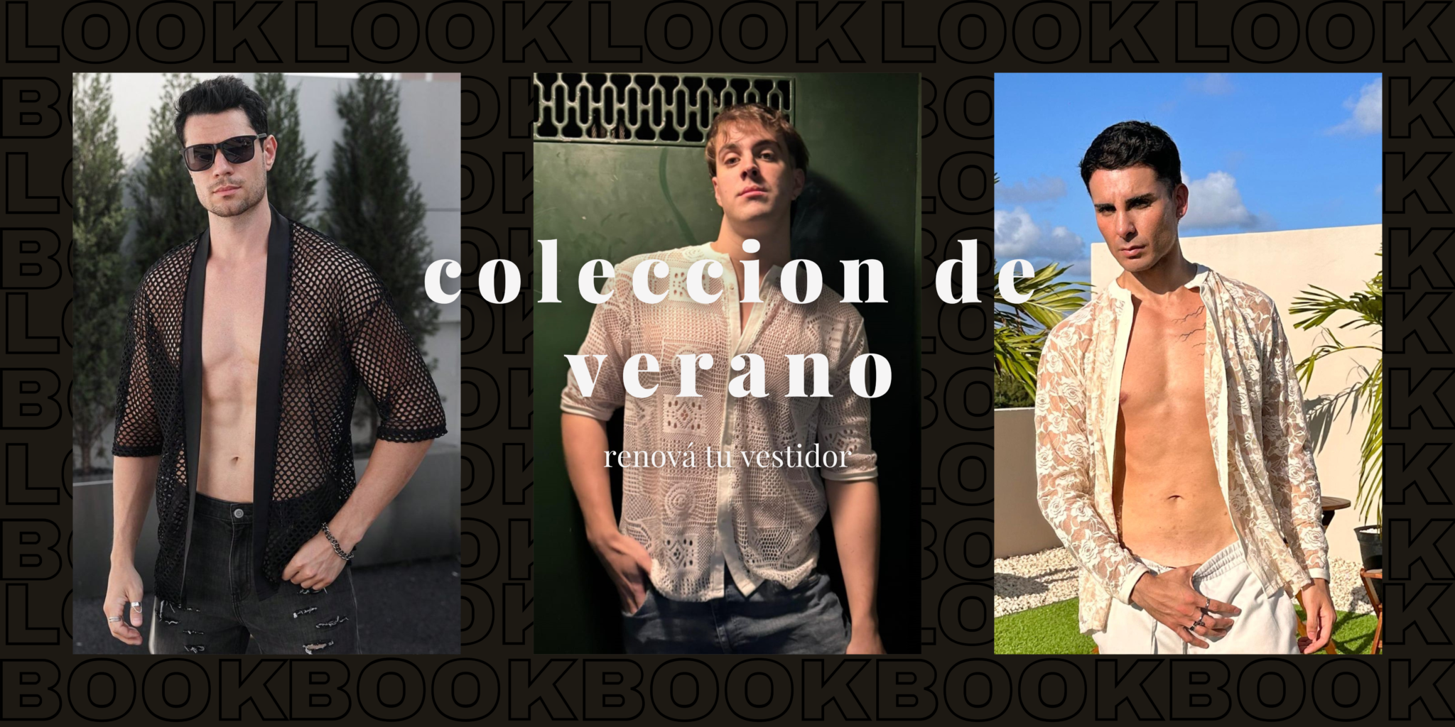 Banner web sobre descuentos para tienda de ropa