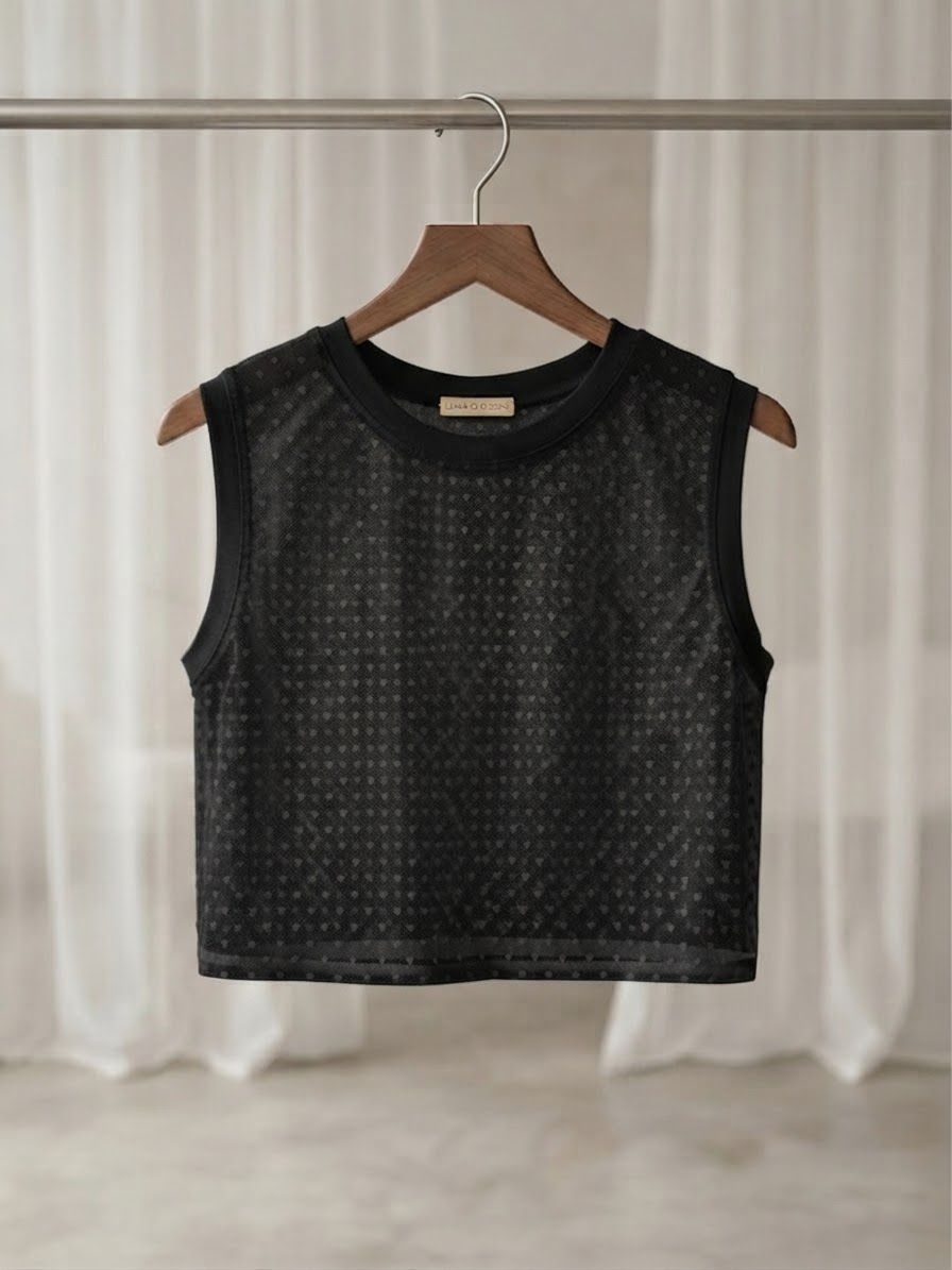 Musculosa Boxy Fit Microtul Plumetí – Sin Género - Imagen 9